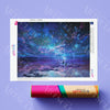 Broderie Diamant - Ciel étoilé à deux - Kit complet de Diamond Painting avec accessoires