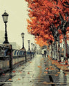 Peinture par numéros - Promenade d'automne le long des quais