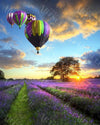 Peinture par numéros - Voyage de rêve en montgolfière en Provence