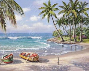 Peinture par numéros - Vacances dans les mers du Sud