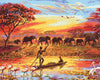 Peinture par numéros - Savane Africaine
