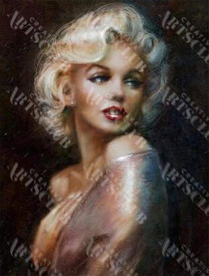 Broderie Diamant - Marilyn Monroe - Kit complet de Diamond Painting avec accessoires