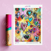 Broderie Diamant - "All you need is love" - Kit complet de Diamond Painting avec accessoires